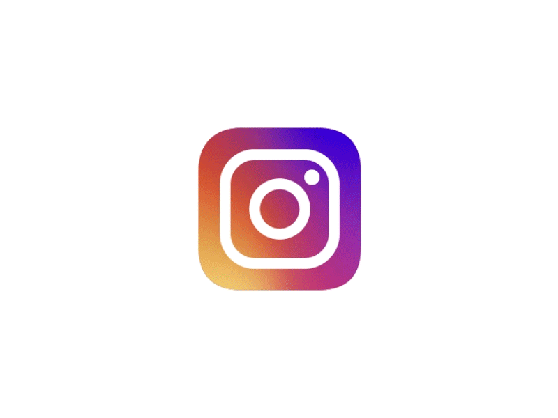 Instagram logo animation