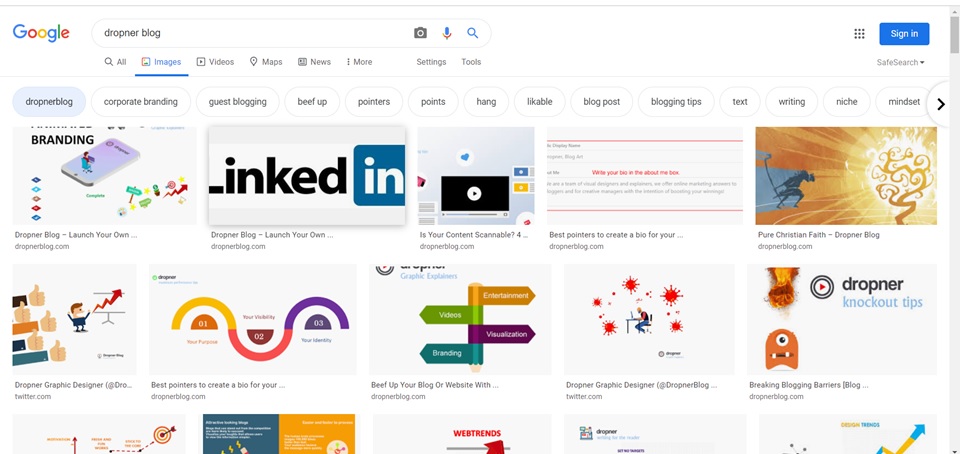google-images of dropner blog