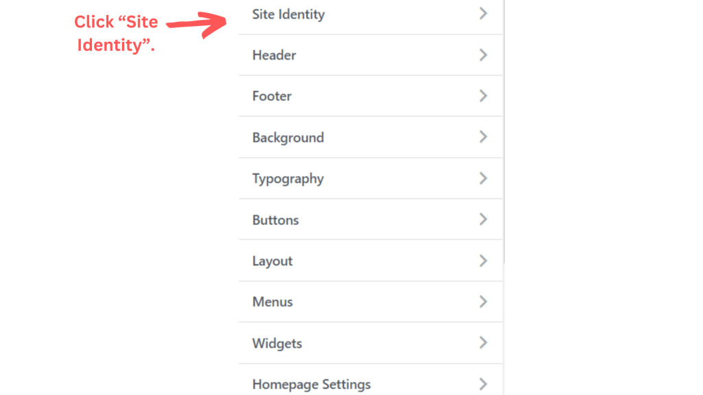 Upload your logo to the WordPress Site Identity Upload your logo to the WordPress Site Identity