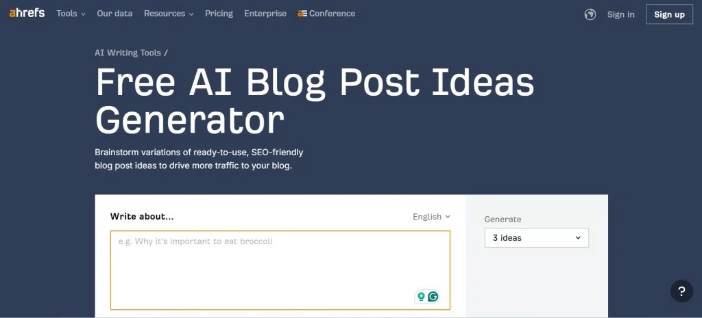 Screenshot of Arhefs main 