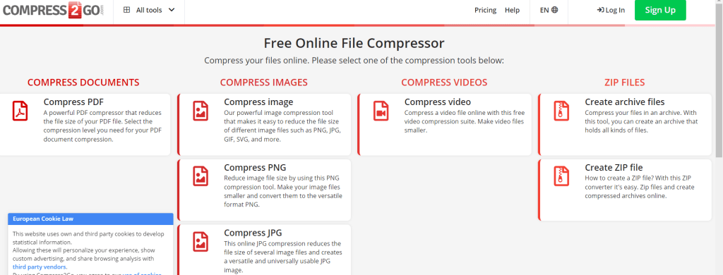 Compress2go | All compression tools compress2go | All compression tools