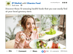A women eating healthy the title is Affordable Sponsored Content