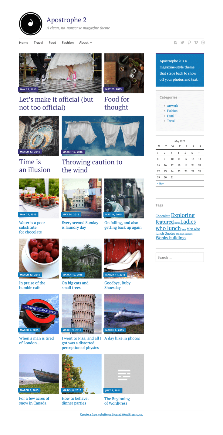 Apostrophe 2 WordPress Theme