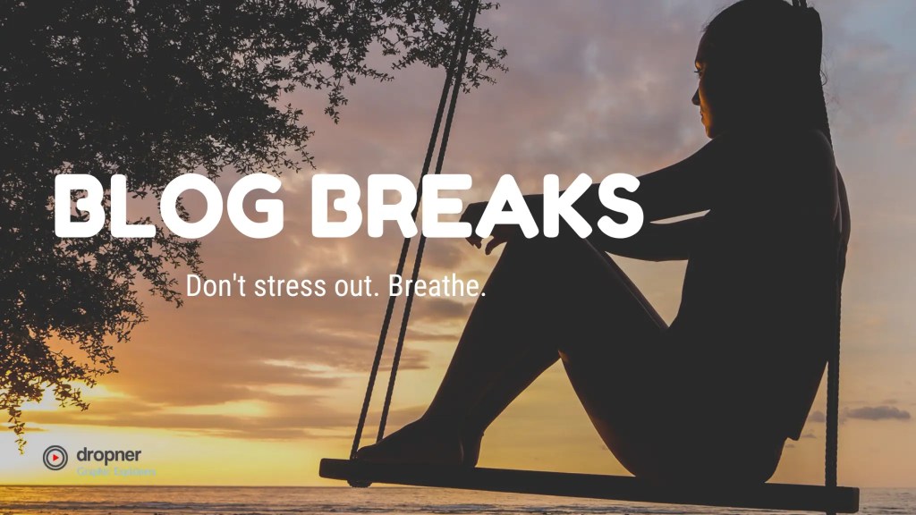 Take A 2-4 Week Break From Blogging