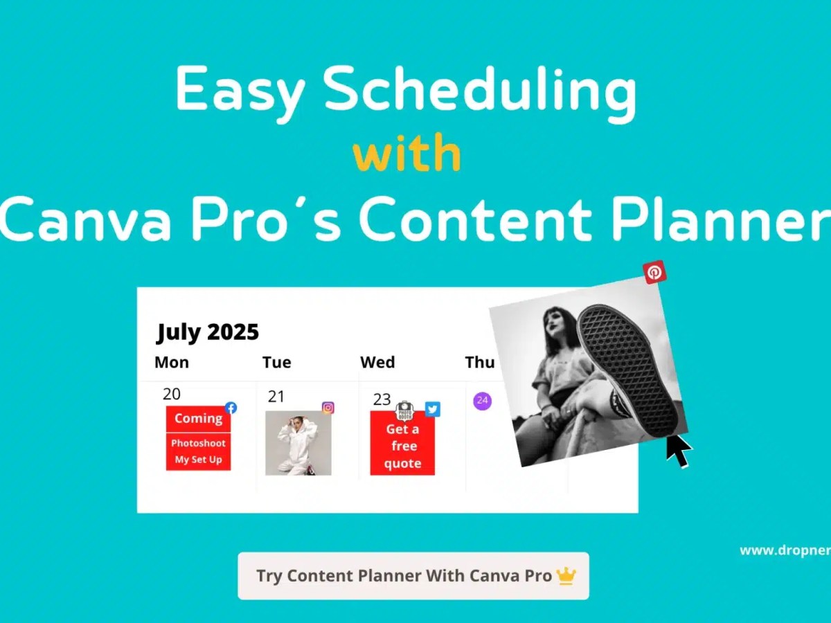 Easy Scheduling with Canva Pro’s Content Planner