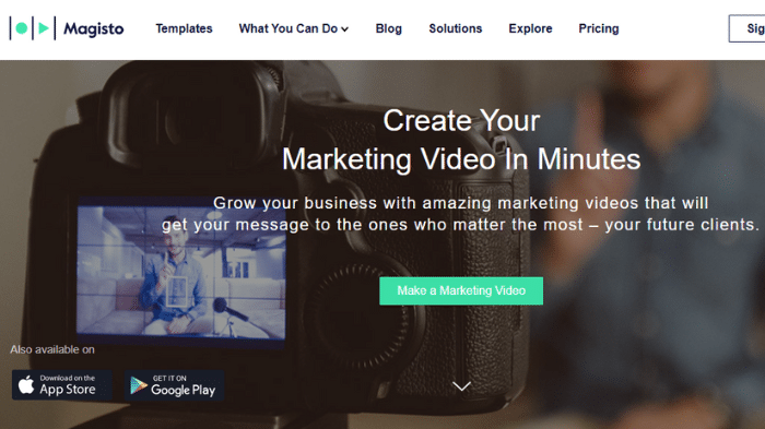 Magisto is a video editing tool