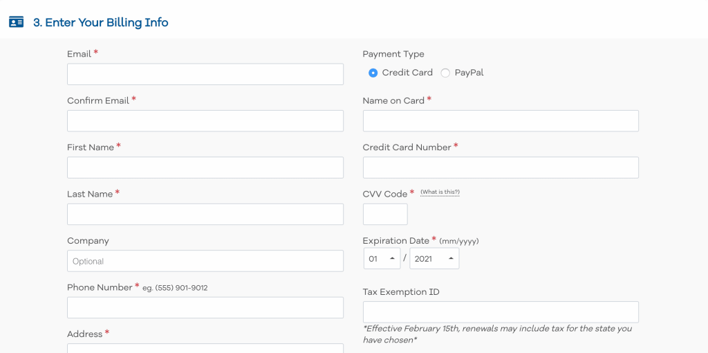 Purchase a domain with Hostgator step 2