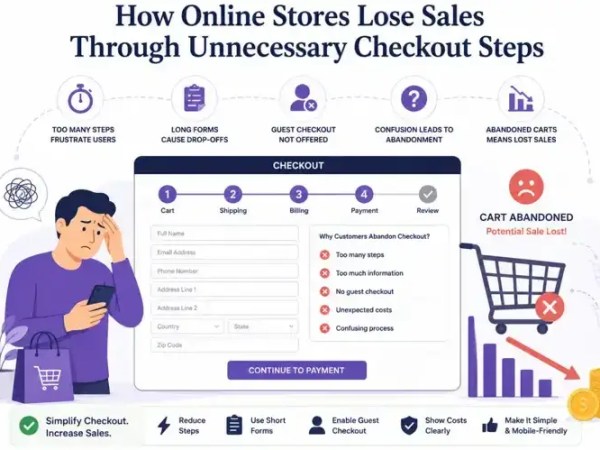 How Online Stores Lose Sales Through Unnecessary Checkout Steps