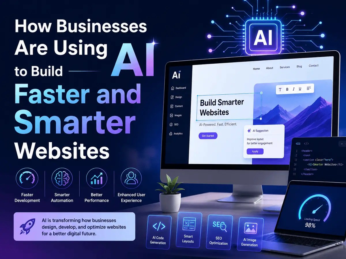 How Businesses Are Using AI to Build Faster and Smarter Websites 