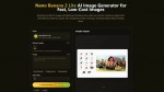 Image that covers nano banana lite homepage